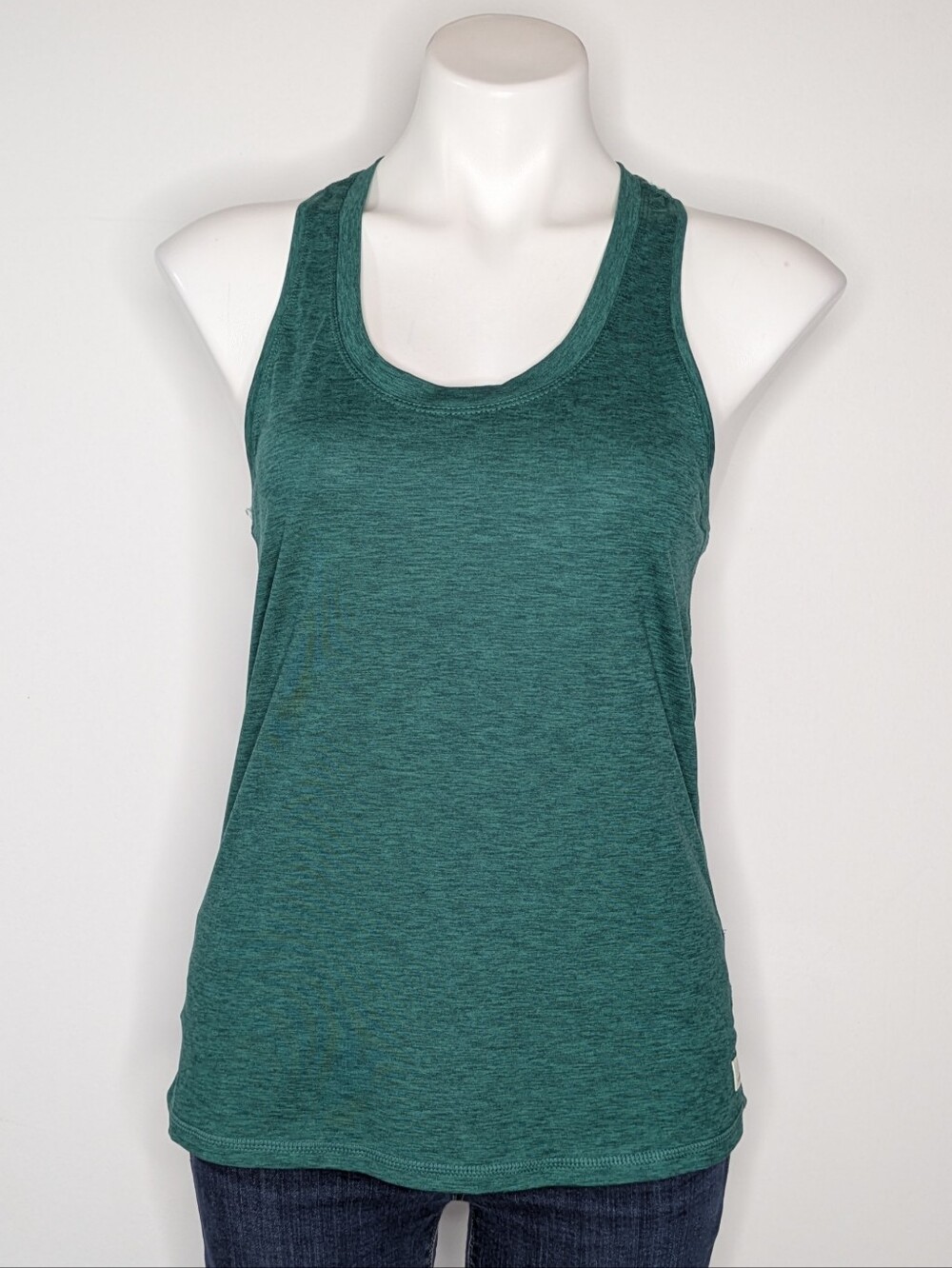 Vuori Green Scoop Neck Racer Back Athletic Workout Exercise Gym Tank M
